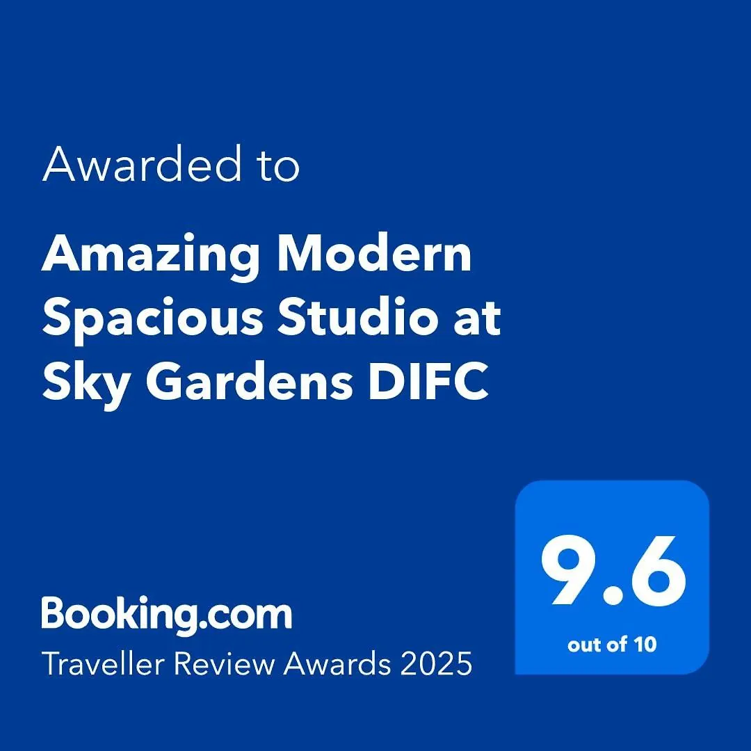 Amazing Modern Spacious Studio At Sky Gardens Difc Apartment Dubai